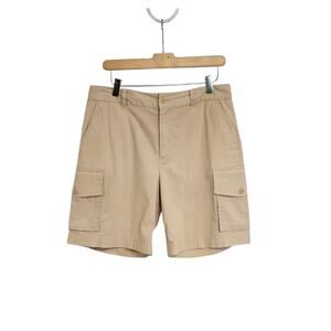 Lauren Ralph Lauren Tan Khaki High Rise 8" Cargo Shorts Size 8